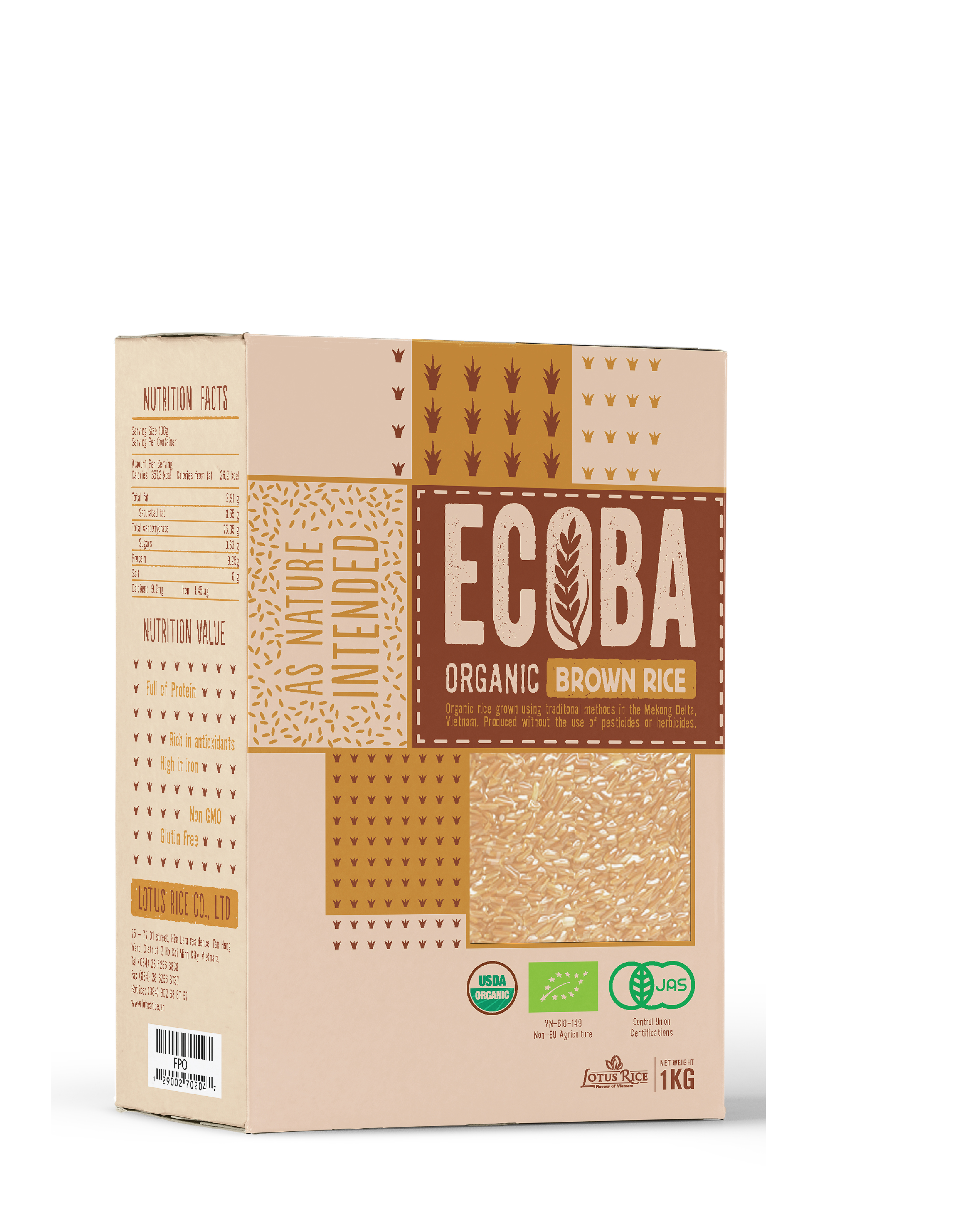 ECOBA - Organic Brown Rice