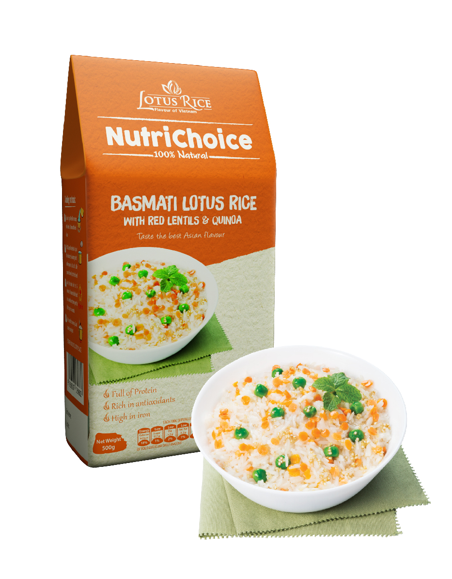 Basmati Rice With Lentils and Quinoa