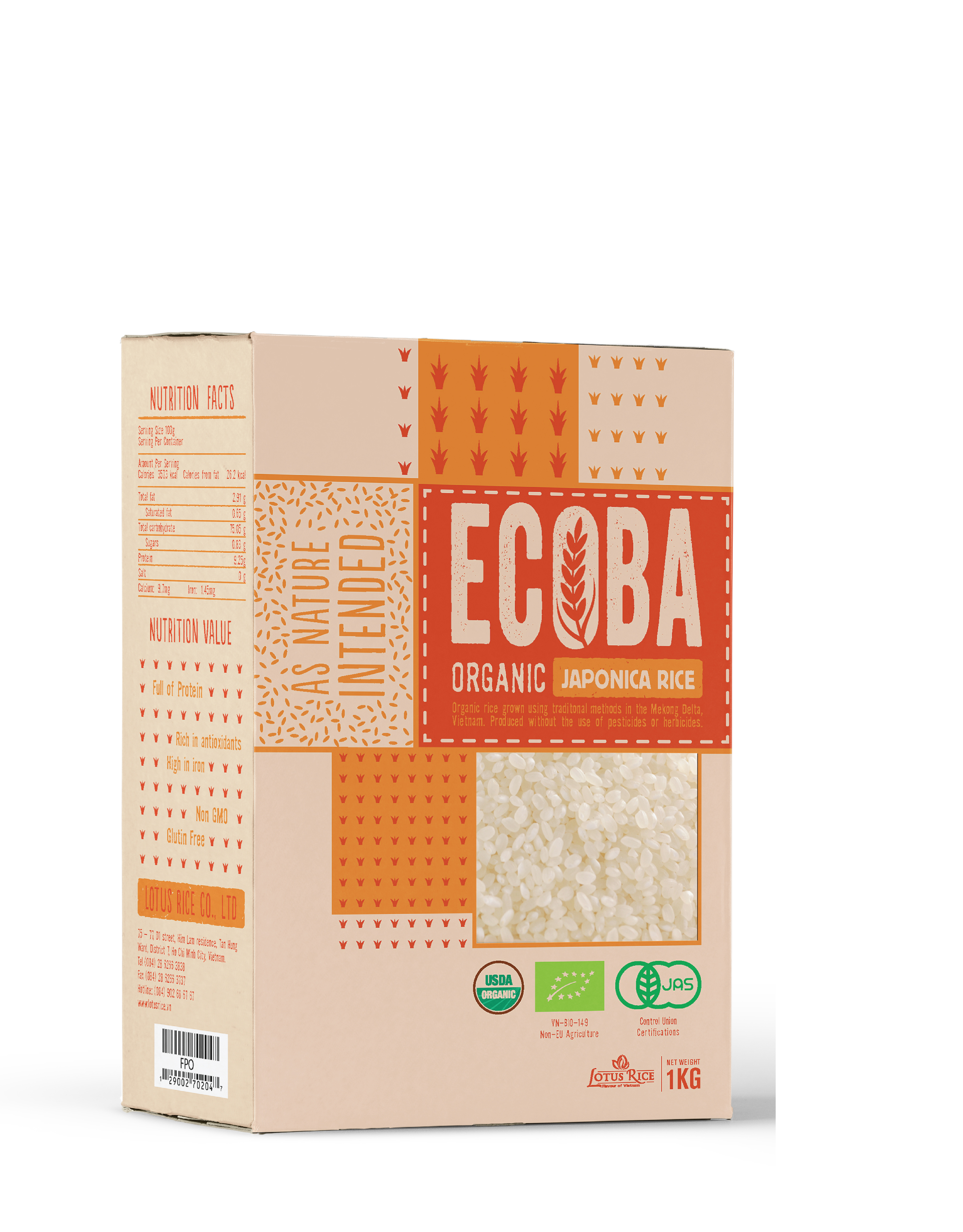 ECOBA - Organic Japonica Rice
