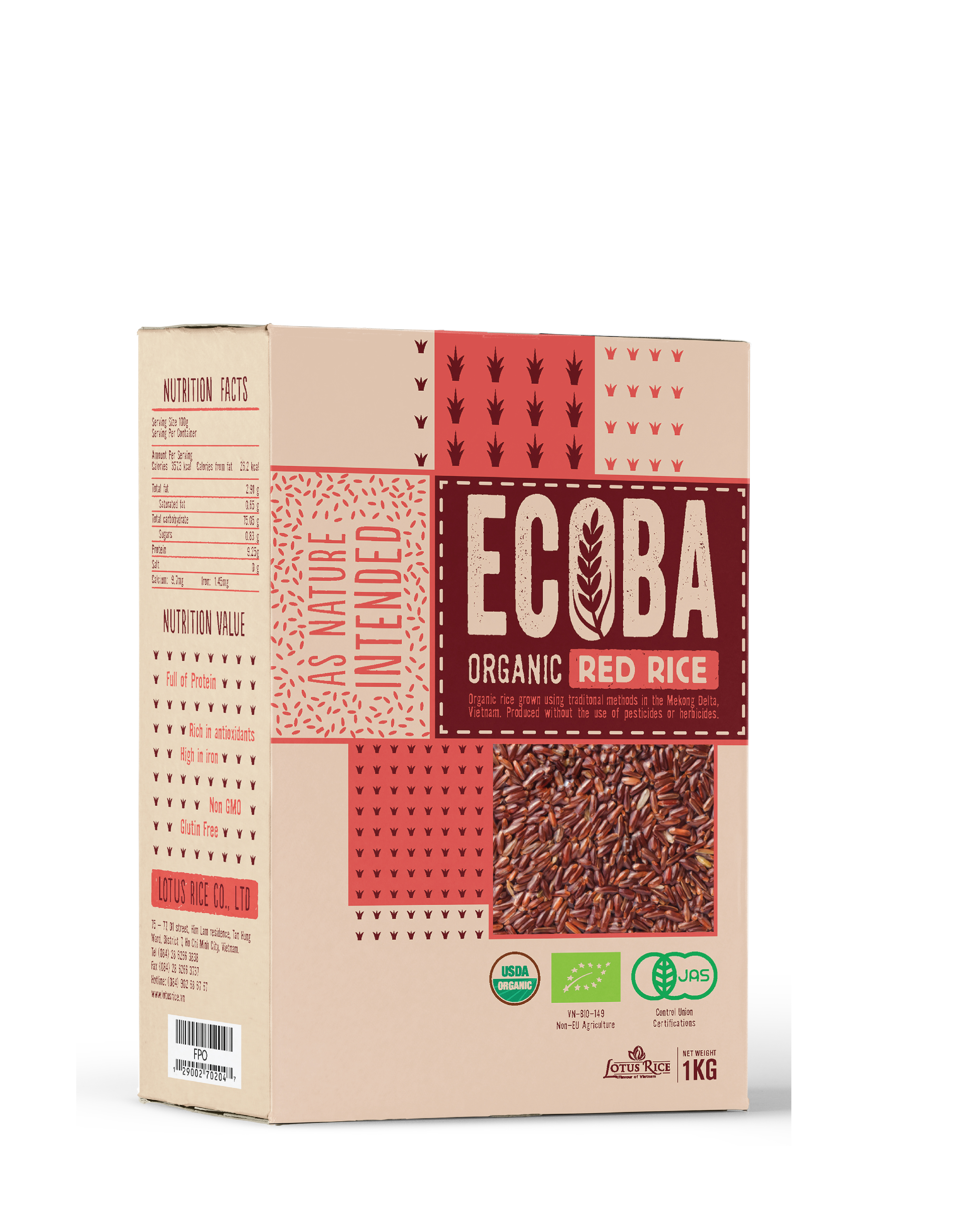 ECOBA - Organic Red Rice